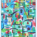 green-collage
