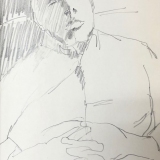 Berto-snoozing-on-the-train-